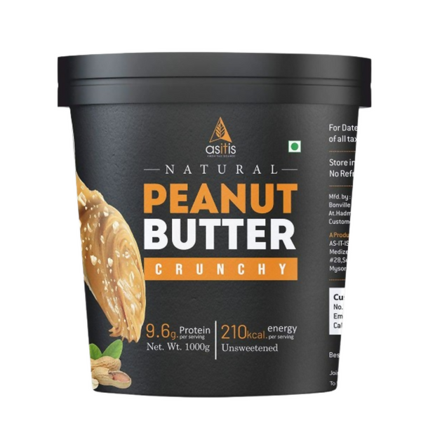 As-It-Is Nutrition Peanut Butter (Natural and Unsweetened)