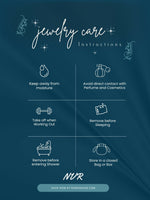 Thumbnail for NVR Men's Black Rhodium-Plated Geometric Shape Stainless Steel Studs Earring - Distacart