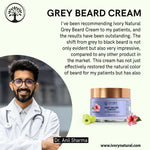 Thumbnail for Ivory Natural Greys Beard Cream Restores Your Beard's Natural Color - Distacart