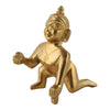 UAPAN Brass Laddu Gopal Idol - 6 cm - Dista