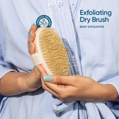Bloom by Bold Care Exfoliating Oval Dry Bath Brush - Dista