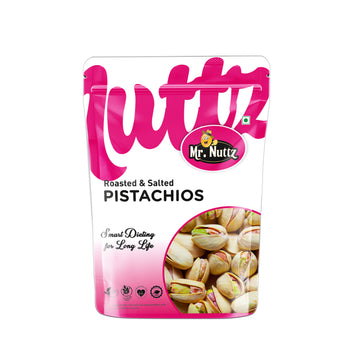 Mr. Nuttz Roasted & Salted Pistachios Pouch - Dista
