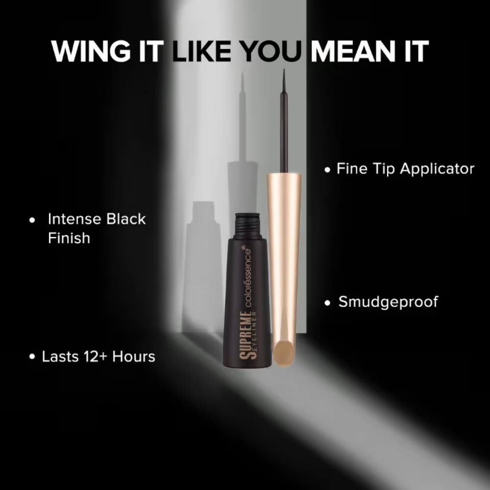 Coloressence Super Xtend Supreme Eyeliner Intense Black Super Smooth - Dista