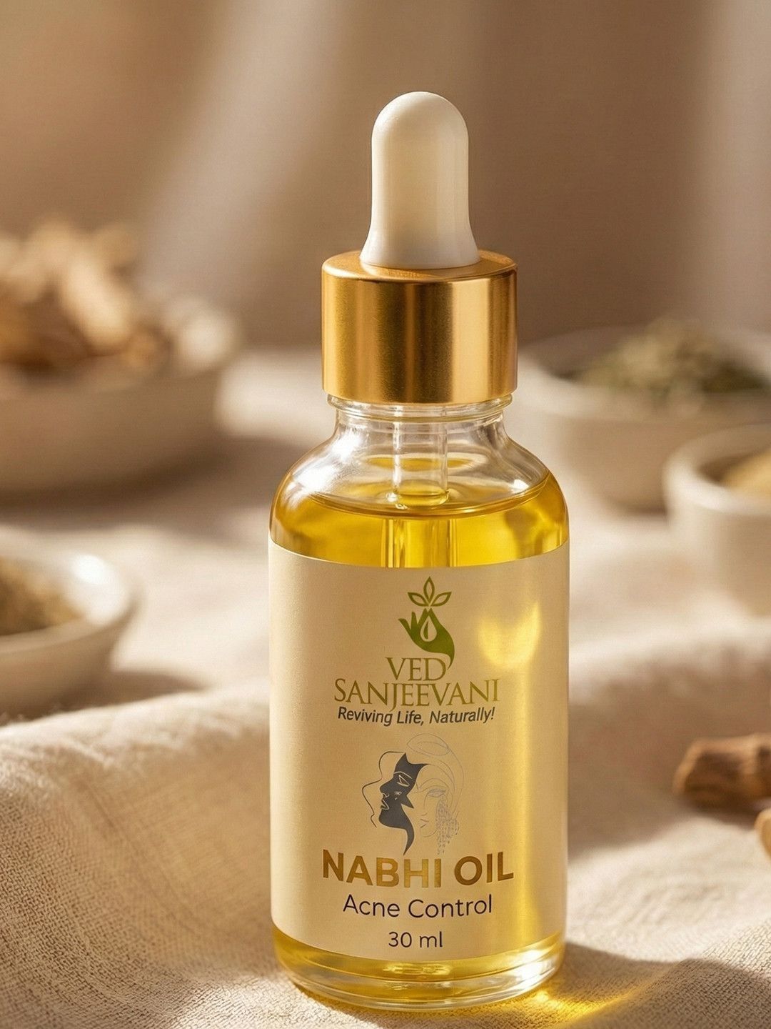 Ved Sanjeevani Acne Control Nabhi Oil - Dista