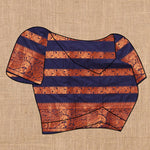 Thumbnail for Vedant Vastram Navy Blue Color Banarasi Silk Saree - Navy Blue - Distacart