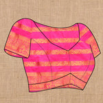 Thumbnail for Vedant Vastram Pink Color Banarasi Silk Saree - Pink - Distacart