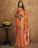 Vedant Vastram Orange Color Paithani Silk Saree - Orange - Distacart
