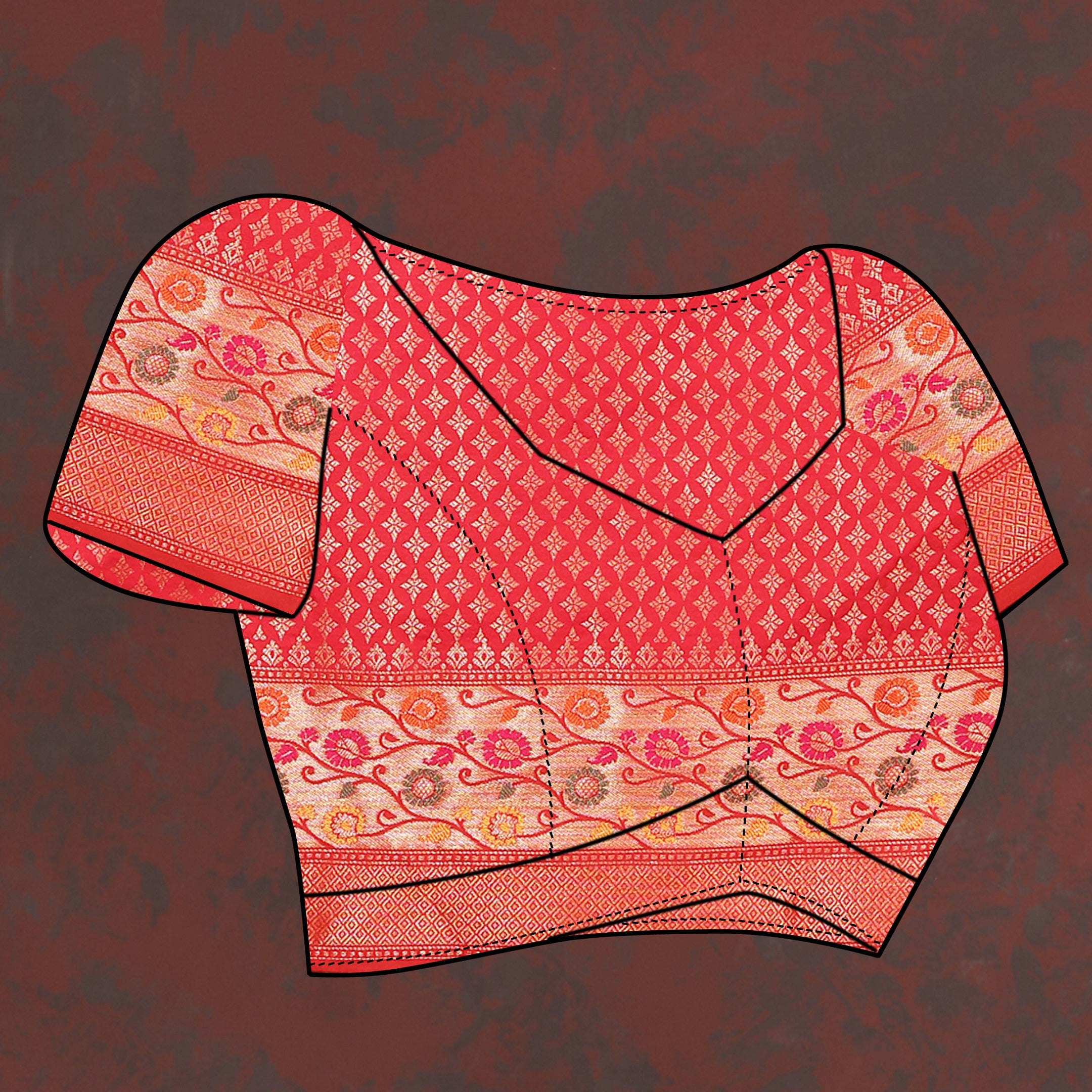 Vedant Vastram Baby Pink Color Kanjeevaram Organza Silk Saree - Baby Pink - Distacart