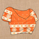 Thumbnail for Vedant Vastram Orange Color Paithani Silk Saree - Orange - Distacart