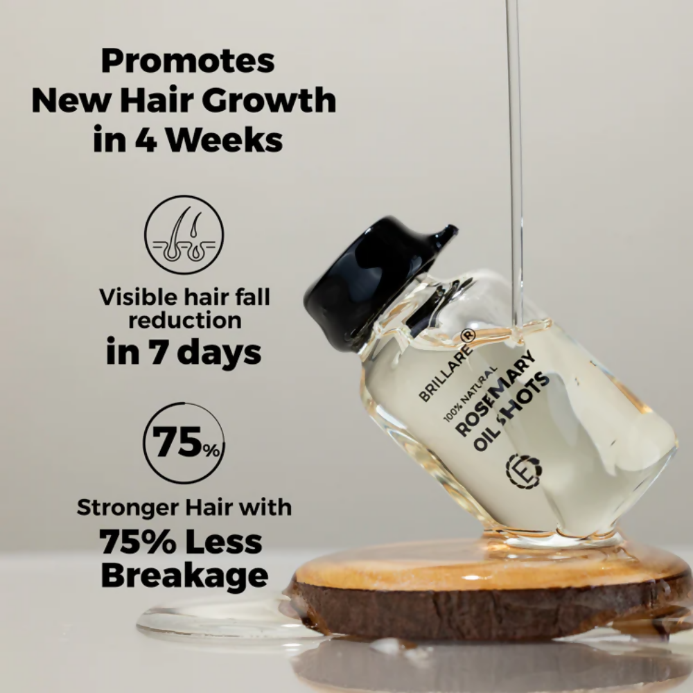 Brillare Rosemary Oil Shots For Visible Hair Growth - Dista