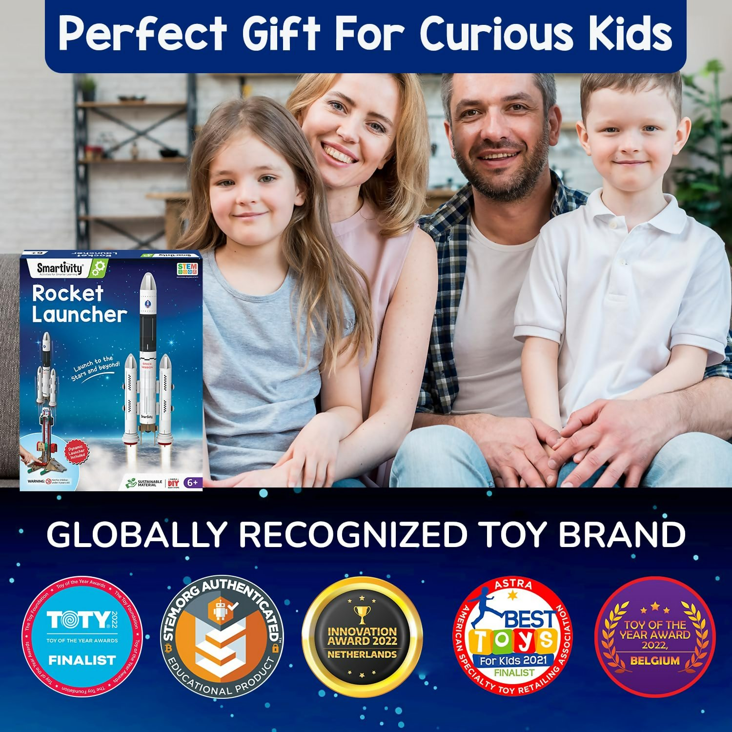 Smartivity Rocket Launcher Kit for Kids 6, 7, 8, 9, 10, 11, 12 Years Old - Distacart