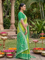 Thumbnail for Shree Shyam Fashion Light Green Soft Silk Saree - Dista