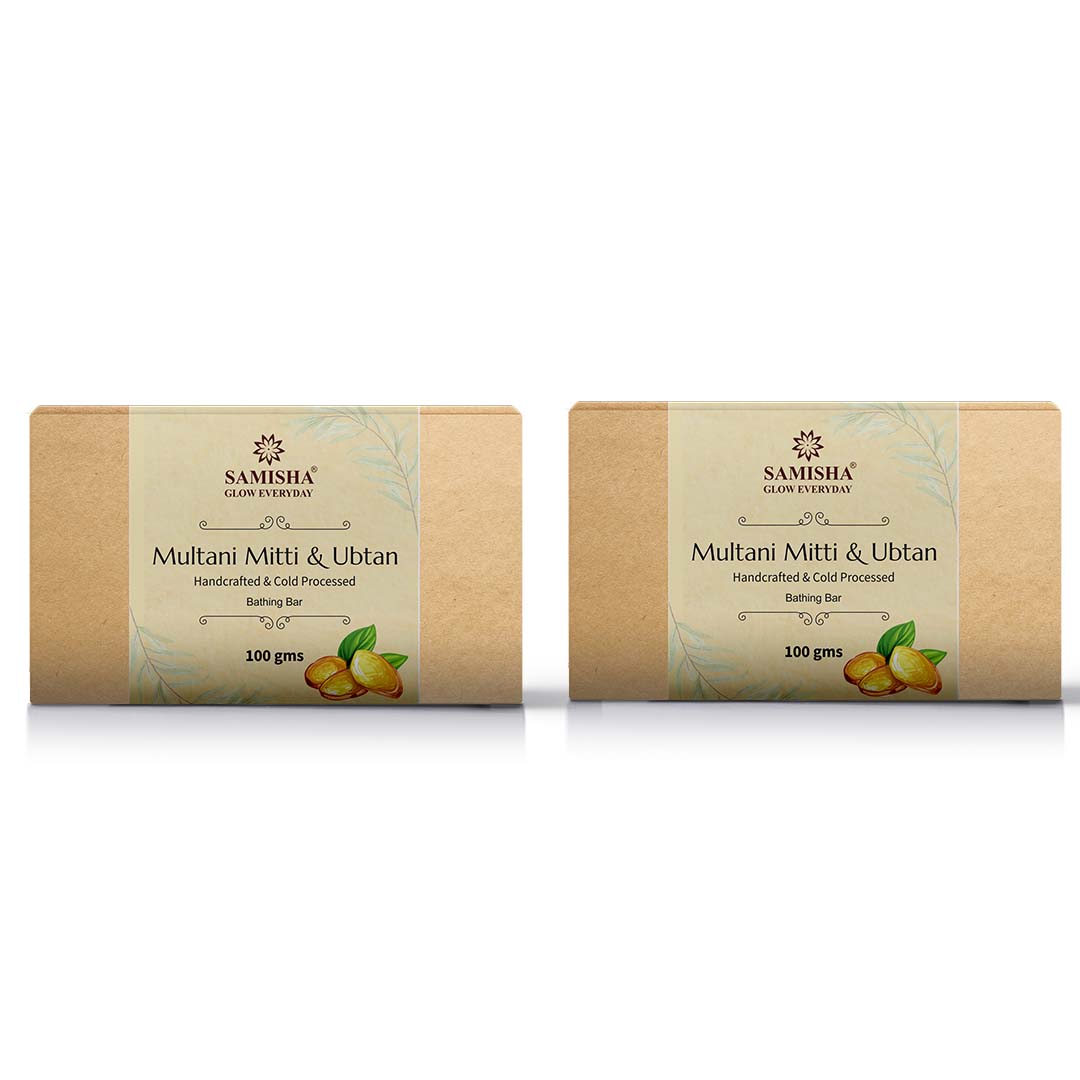 Samisha Organic Multani Mitti & Ubtan Soap - Distacart