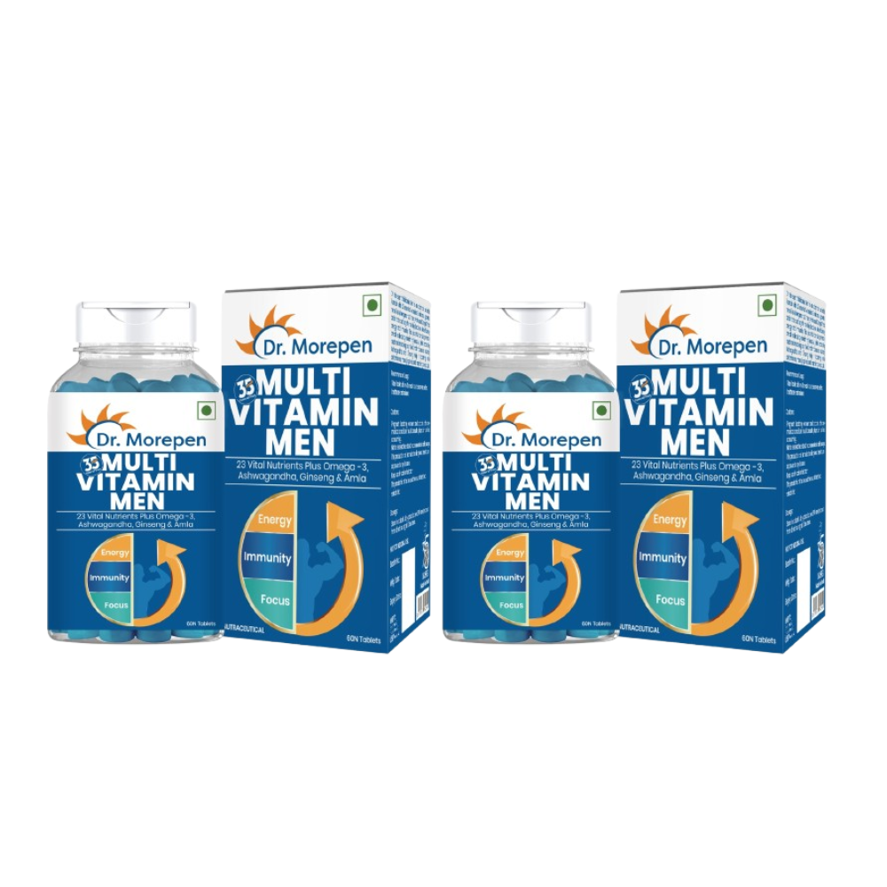 Dr. Morepen Multivitamins For Men With Omega 3 & Herbs - Distacart