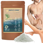 Thumbnail for Roots and Herbs Neem and Fennel Depilatory Ubtan for Hair Removal - Distacart