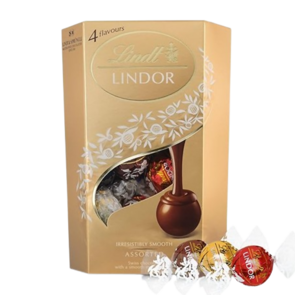 Lindt Lindor Assorted Chocolate Truffle Gift Box - Dista