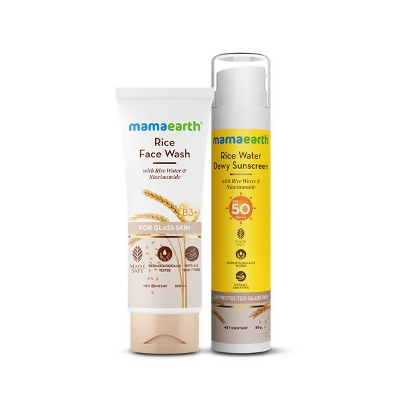 Mamaearth Rice Water Cleanse & Protect Combo - Distacart