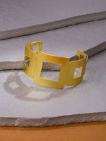 Thumbnail for NVR Women Gold Plated Adjustable Kada Bracelet - Distacart