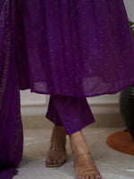 Thumbnail for The52 Women's Beautiful Cotton Fabric Embroidery Work Straight Kurta Pant and Dupatta Set - Distacart