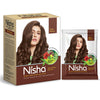 Nisha Henna Based Hair Colour for Women & Men Dark Brown - Distacart