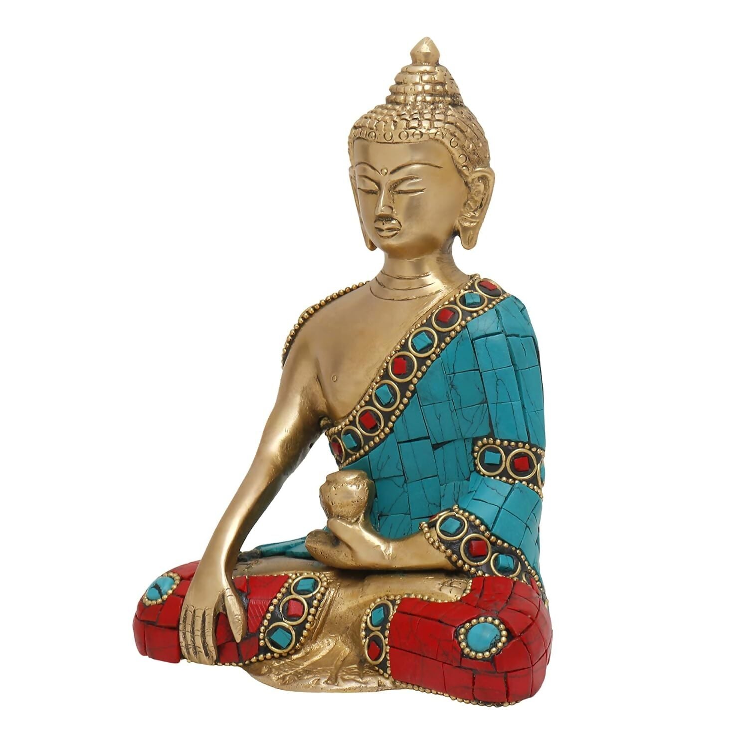 Pick End Now Brass Gautam Buddha Idol - Distacart