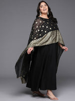 Thumbnail for Ahalyaa Women's Traditional wear Ethnic Dress - Black - Distacart