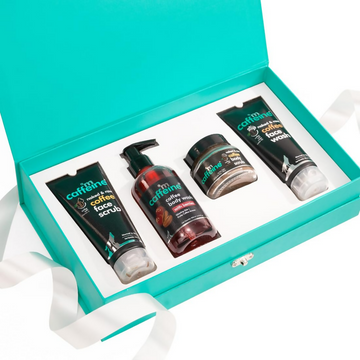 mCaffeine Shower Temptations Gift Set Kit For Women & Men - Distacart