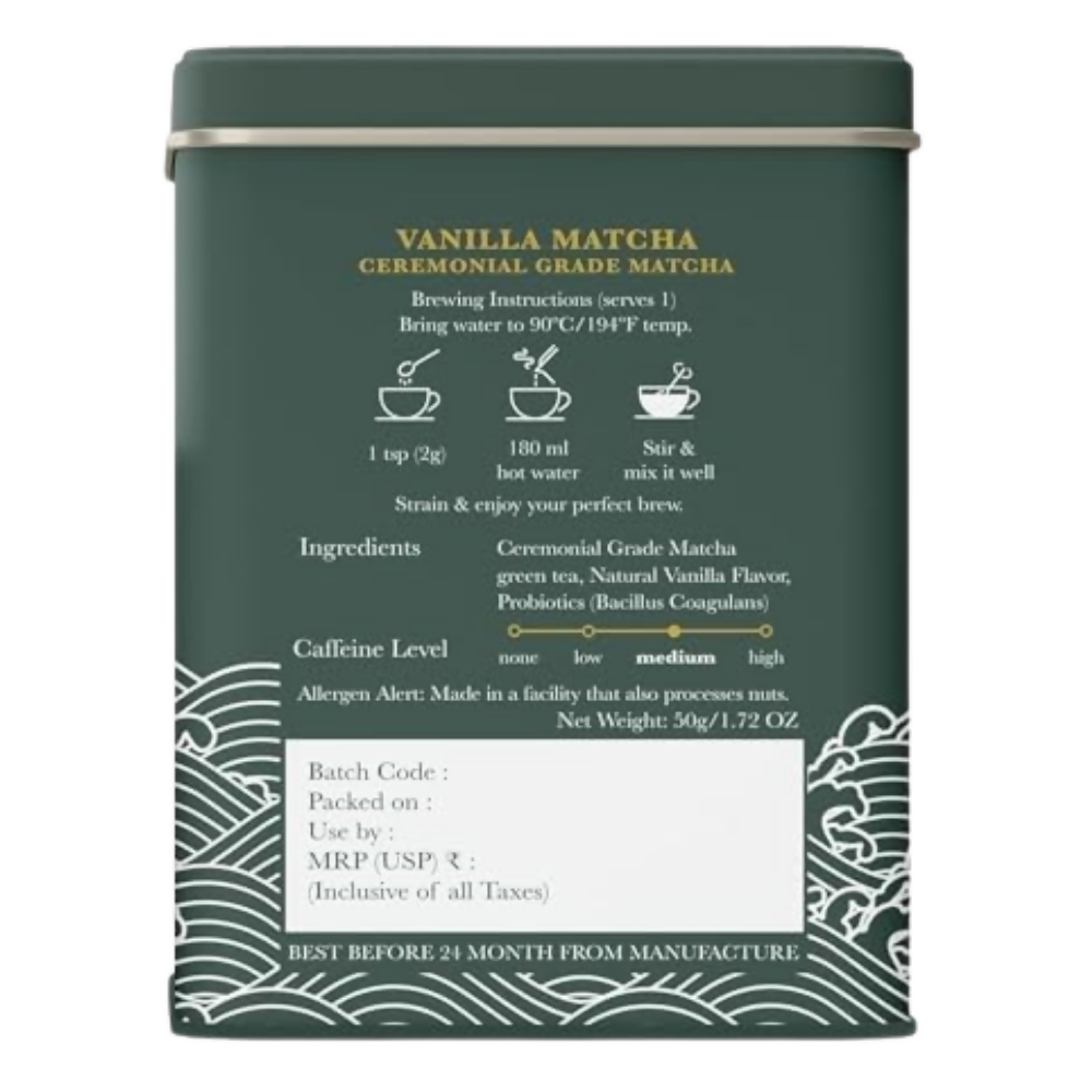Luxmi Estates Vanilla Matcha with Probiotics - Dista