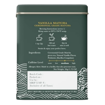 Luxmi Estates Vanilla Matcha with Probiotics - Dista