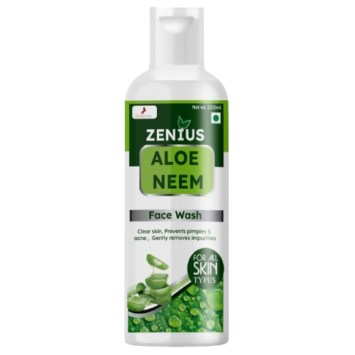 Zenius Aloe Neem Facewash for face Acne & Pimple - Dista