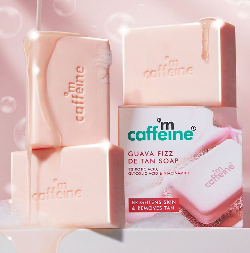 mCaffeine Guava Fizz De-Tan Soap - Distacart