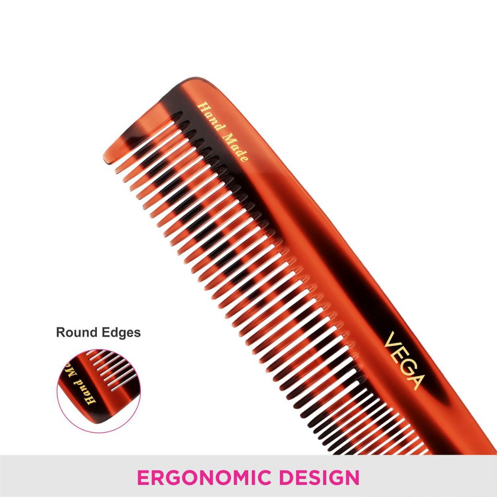 Vega Handcrafted Graduated Dressing Comb - HMC-42D - Dista