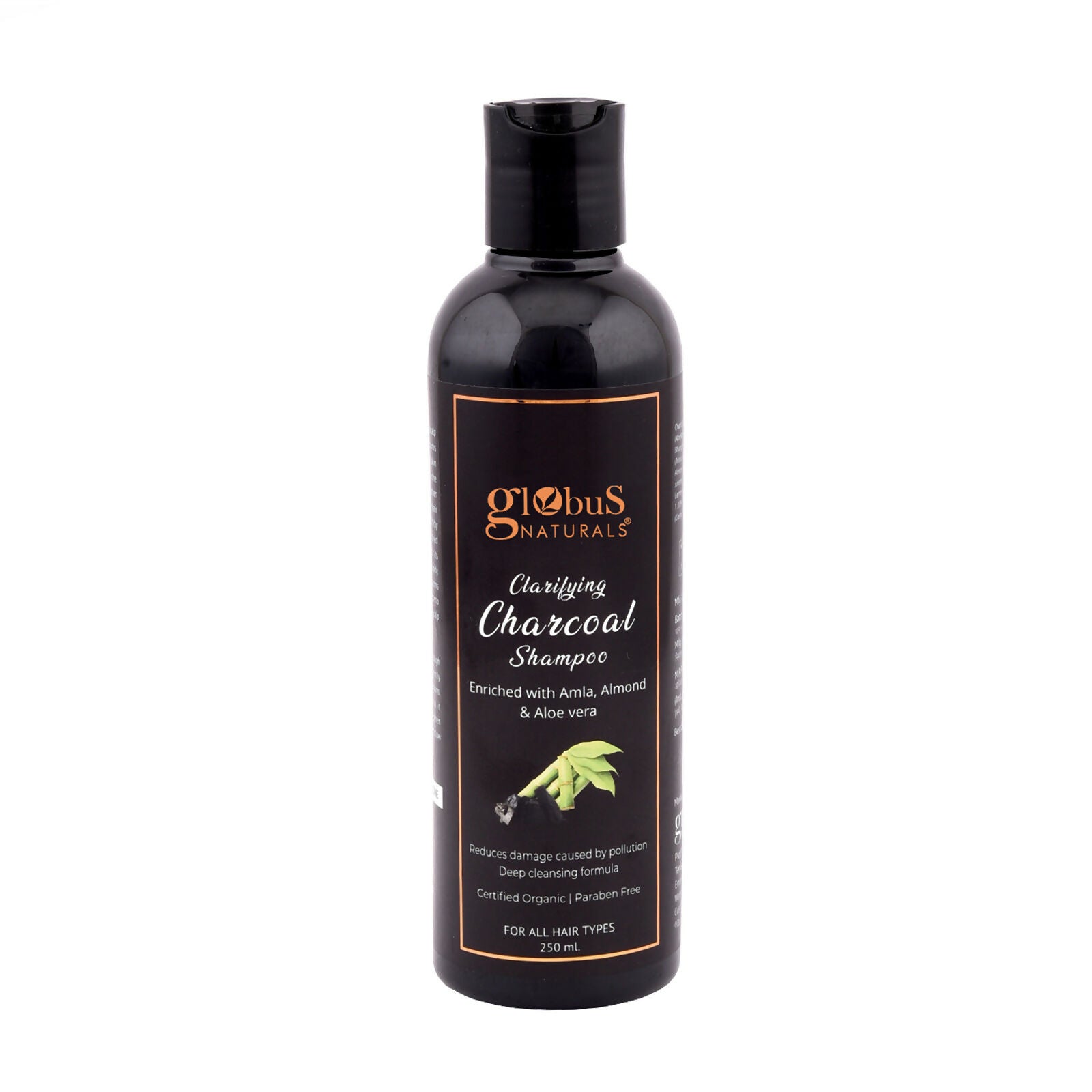 Globus Naturals Charcoal Shampoo