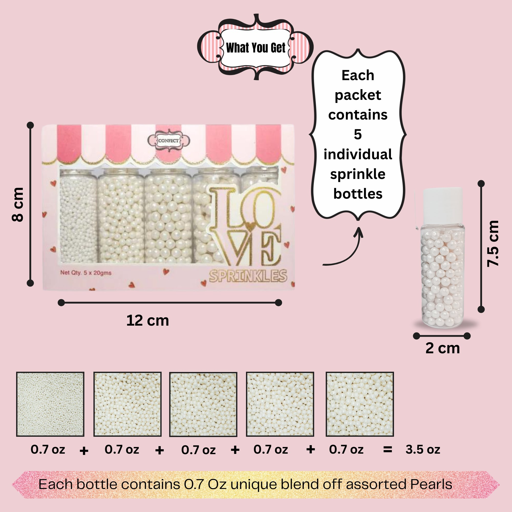 disco ball sprinkles db multipack 13 100 gms