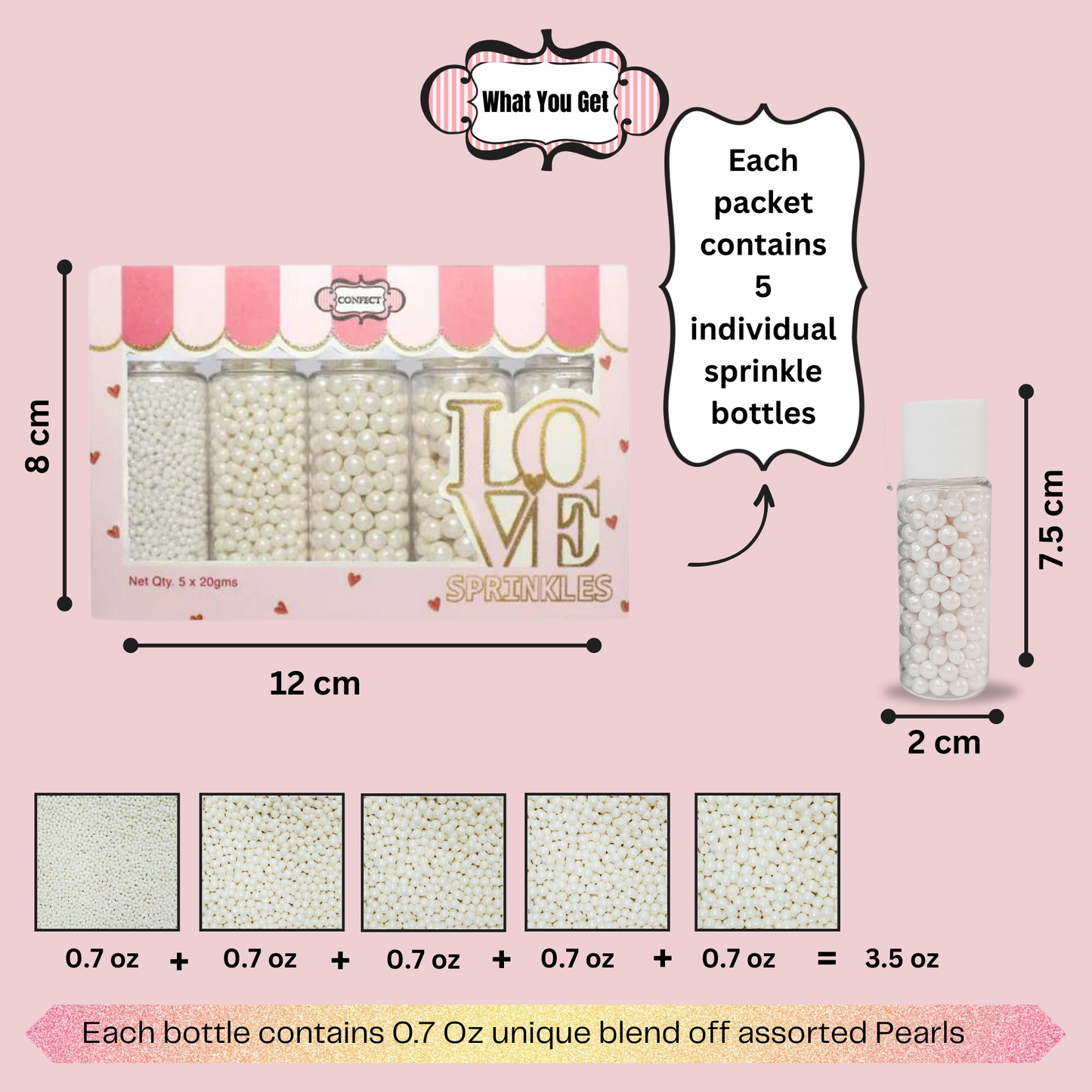disco ball sprinkles db multipack 13 100 gms