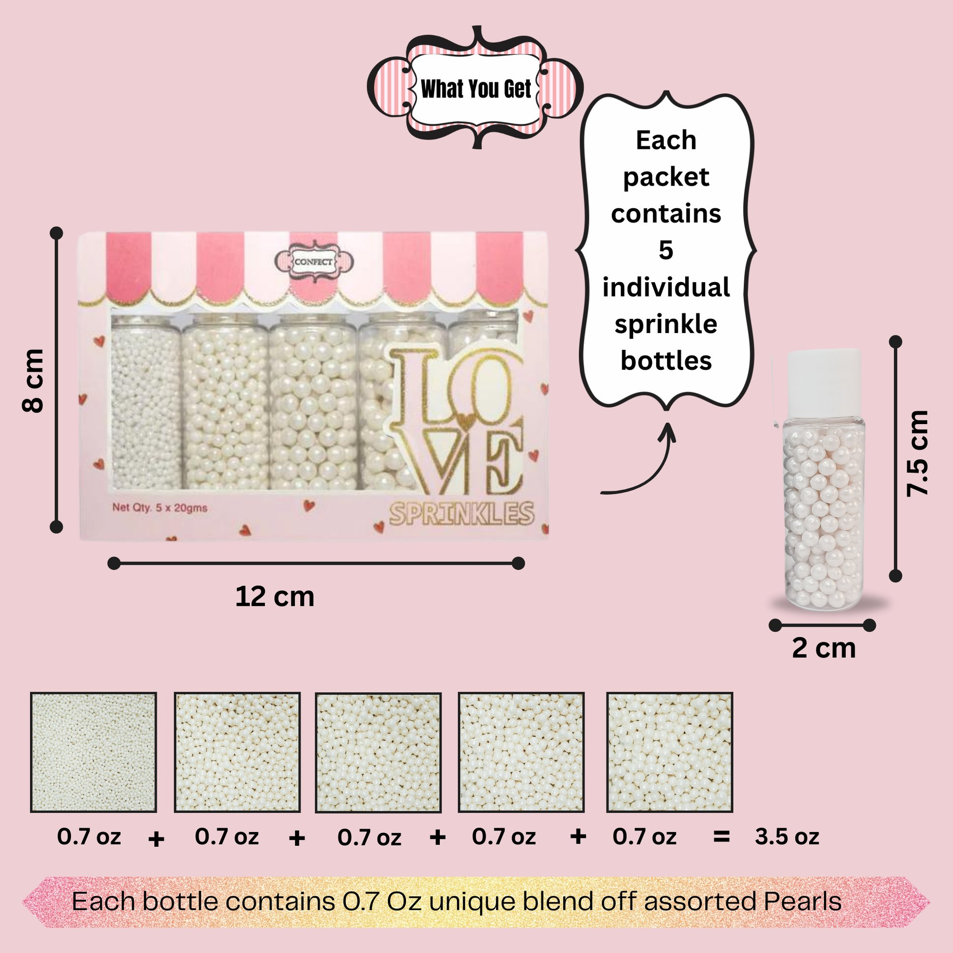 disco ball sprinkles db multipack 13 100 gms