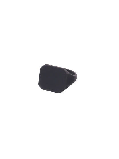 NVR Men's Set of 2 Black Rhodium-Plated Finger Ring - Distacart