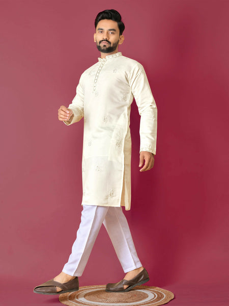 Indian Men's Kurta Pajama Set for Wedding Party by Infinity Export - Distacart