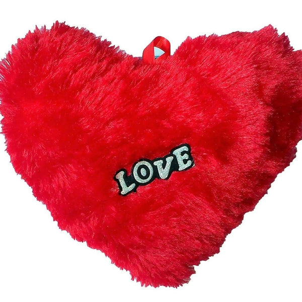 Anupam Enterprises Plush Heart Shaped Soft Stuffed Love Throw Cushion Pillows Red Color - Distacart