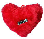Thumbnail for Anupam Enterprises Plush Heart Shaped Soft Stuffed Love Throw Cushion Pillows Red Color - Distacart