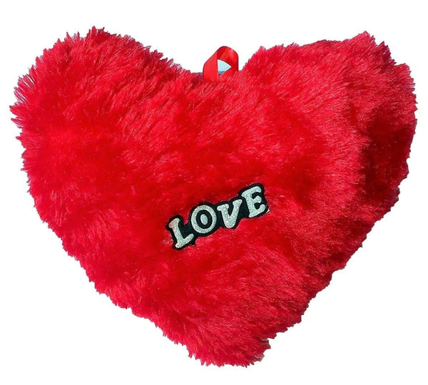 Anupam Enterprises Plush Heart Shaped Soft Stuffed Love Throw Cushion Pillows Red Color - Distacart