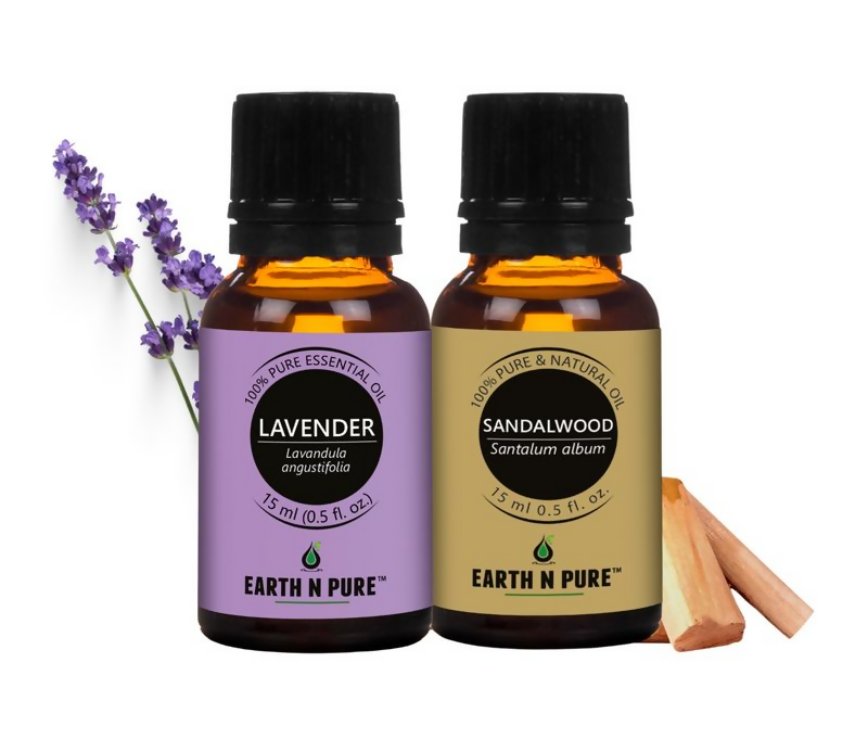 Earth N Pure Sandalwood Essential Oil and Lavender Essential Oil - Distacart