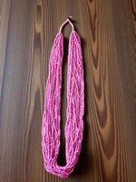 Thumbnail for Inhanns Rangsaaz 20-Layer Luxe Long Beaded Only Necklace - Halka Pink - Distacart