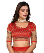 Thumbnail for Vamika Black Printed Art Silk Saree - Distacart