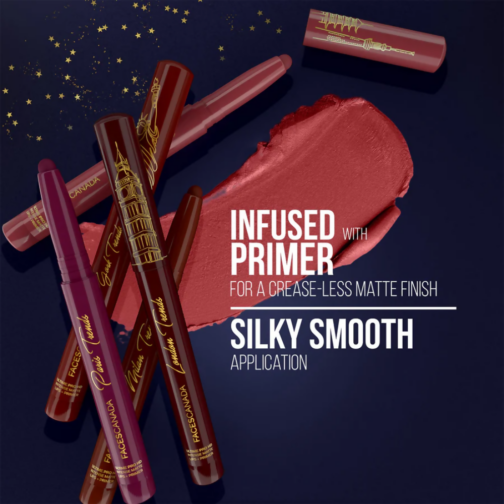Faces Canada Ultime Pro HD Intense Matte Lips + Primer - Paparazzi N07 - Distacart