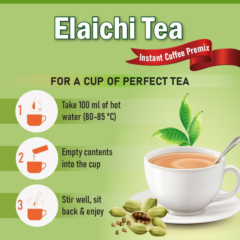 Naivedyam Elaichi Instant Tea Premix Powder Sachets - Distacart