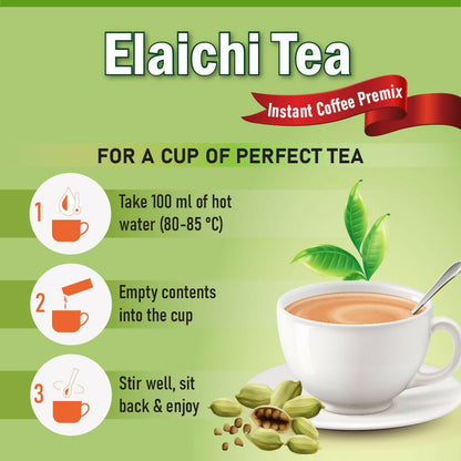Naivedyam Elaichi Instant Tea Premix Powder Sachets - Distacart