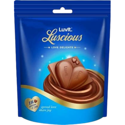 LuvIt. Luscious Love Delights - Heart Shaped Chocolate Bars - Distacart