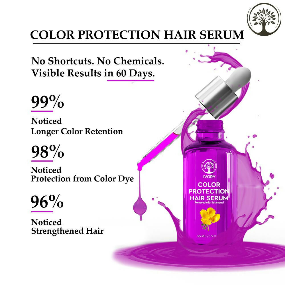 Ivory Natural Color Protection Hair Serum Potent Serum To Protect Your Hair - Distacart