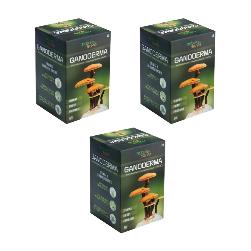 Nature Sure Ganoderma Ling Zhi Reishi Mushroom Capsules - Distacart